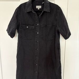 Universal Thread Charcoal Button-Up Dress
